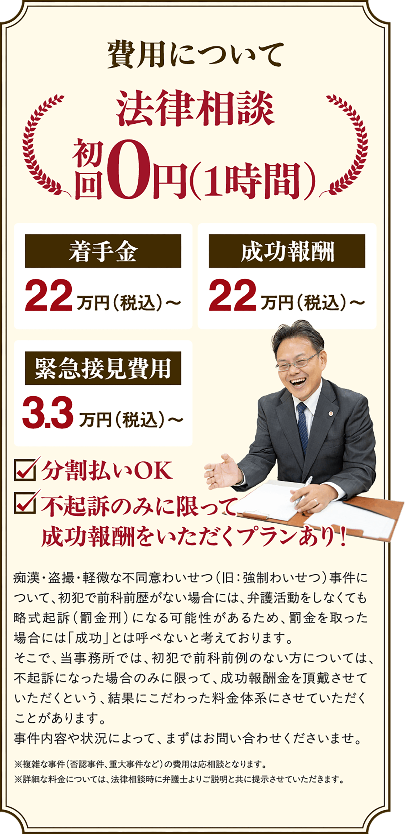 費用について